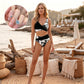 🌸(EU S–XL)🌿 Női virágmintás, magas derekú bikini szett (EU S–XL)