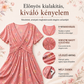 Sálak ajándékba！aki előbb érkezik, az kapja!~Női V-nyakú, virágmintás ruha csavart derékkal