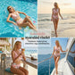 🌸(EU S–XL)🌿 Női virágmintás, magas derekú bikini szett (EU S–XL)
