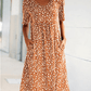 💖👗 2026 Elegáns kerek nyakú, virágos, csillagos, elegáns virágos ruha