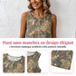 👚 Női mintás szett: ujjatlan felső és bő nadrág – Könnyű, lélegző anyag – Tökéletes nyárra, nyaralásra vagy a mindennapi bohém-chic stílushoz 👖