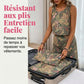 👚 Női mintás szett: ujjatlan felső és bő nadrág – Könnyű, lélegző anyag – Tökéletes nyárra, nyaralásra vagy a mindennapi bohém-chic stílushoz 👖