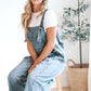 👖✨ Női Laza Farmer Overall Kombinéza – 5 szín | S–2XL | Állítható Pántok | Baggy | Casual Chic
