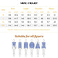 Női alkalmi laza nyomott mintás V-nyákú hosszú ruha – 5 szín | M–2XL