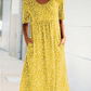 💖👗 2026 Elegáns kerek nyakú, virágos, csillagos, elegáns virágos ruha
