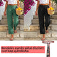 Abszolút must-have🔥👖 Könnyű, lenvászon keverékből készült nadrág – folyékony eséssel és klasszikus egyenes szárral, ideális munkához vagy hétvégére