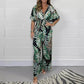 💖2026 Femeii divatos, leveles mintás jumpsuit