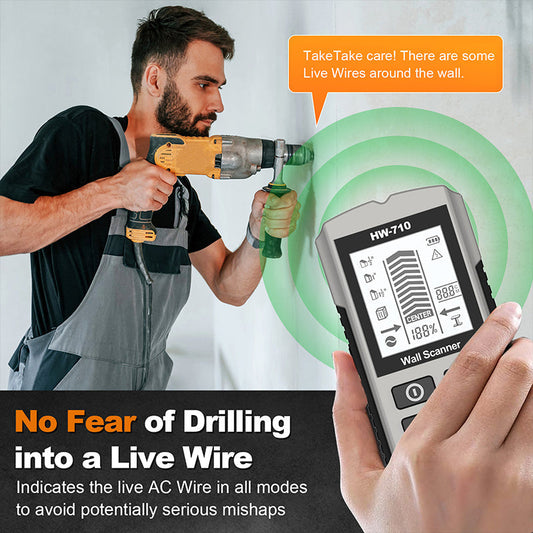 💥Korlátozott ideig 50% kedvezmény💯Többfunkciós kézi fém- és fali érzékelő