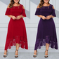 🌸✨ Noi Elegans Cold Shoulder Csipkeszegely Ruha - 4 szin | S-4XL | Romantikus | Alkalmi
