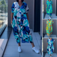 🌿【S-3XL】🌿 Női temperamentum V-nyakú nyomtatott laza ruhák