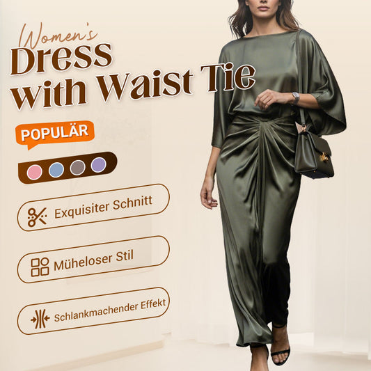 🔥Modern lounge stílusú ruha derékpánttal