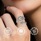 🥰 S925 Sterling Ezüst Kelta Csomós Nyitott Gyűrű 💍✨