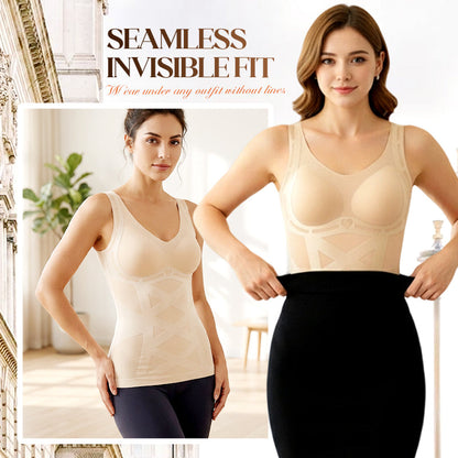 🤩Varratmentes, alakformáló camisole beépített melltartóval✨