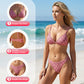 ✨ Rózsaszín vintage csempe mintás bikini szett – Amely egyedülálló varázst kölcsönöz! ✨