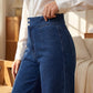 💖👖 Női magas derekú, széles szárú farmer
