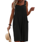 Ujjatlan, széles szárú jumpsuit a nyári szellőhöz