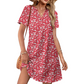 👗Új Megérkezés❣️Női Casual Laza Fazonú Rövid Ujjú Ruha