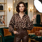 🌸Új érkezés 50% KEDVEZMÉNY🦋✨Női Gombos Pöttyös Ing