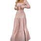 👗 40% LEÁRAZVA MOST! 💕 Előnyös négyzetes nyakú maxi ruha