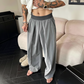 👖Férfi redős, széles szárú nadrág – rugalmas derékrésszel, Dr