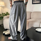 👖Férfi redős, széles szárú nadrág – rugalmas derékrésszel, Dr