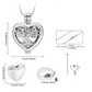 Tree of Life Heart Locket Urn Necklace