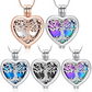 Tree of Life Heart Locket Urn Necklace