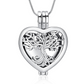 Tree of Life Heart Locket Urn Necklace