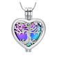 Tree of Life Heart Locket Urn Necklace