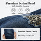 Női leopárdmintás, szakadt skinny farmer