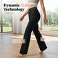 🧘‍♀️ Női, rugalmas, bootcut fazonú jóganadrág – előnyös szabású, rendkívül rugalmas, zsebekkel