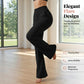 🧘‍♀️ Női, rugalmas, bootcut fazonú jóganadrág – előnyös szabású, rendkívül rugalmas, zsebekkel