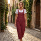 ⏳Időkorlátozott akció⏰Egyszínű, egyenes szárú rövidnadrágos kombiné👗👖