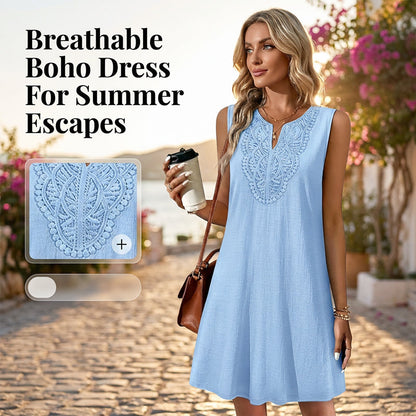 👗 ☀️ Légáteresztő nyári szabadidőruha – Könnyű, szellős és tökéletes a forró napokra 🌸 ✨