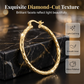 📢📢⏰Minimalista, texturált női karika fülbevalók – Kerek, feltűnő ékszerek