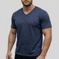 Κλασικό ανδρικό T-shirt με V-neck για καθημερινή χρήση