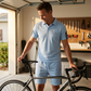 👕 2 részes szabadidőruha-szett férfiaknak – rövid ujjú felső és rövidnadrág, lélegző, kényelmes és sokoldalú a mindennapokhoz, sportoláshoz és utazáshoz ☀️🩳