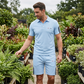 👕 2 részes szabadidőruha-szett férfiaknak – rövid ujjú felső és rövidnadrág, lélegző, kényelmes és sokoldalú a mindennapokhoz, sportoláshoz és utazáshoz ☀️🩳
