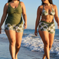 ⏳Korlátozott Ideig Tartó Különleges Ajánlat⏰Tankini Szett Rövidnadrággal – Élénk Minták, Mix & Match – Elegáns Strandmegjelenés.