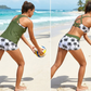⏳Korlátozott Ideig Tartó Különleges Ajánlat⏰Tankini Szett Rövidnadrággal – Élénk Minták, Mix & Match – Elegáns Strandmegjelenés.