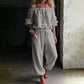 🌸Női vállakat szabadon hagyó jumpsuit – Könnyed elegancia és előnyös szabás ✨