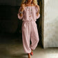 🌸Női vállakat szabadon hagyó jumpsuit – Könnyed elegancia és előnyös szabás ✨