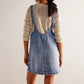 👗✨ Noi Divatos Hatán Nyitott Farmer Ruha - 5 szin | S-XL | Allithato Pantok | Zsebes | Casual