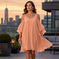🌸✨ Női Nyári Cold Shoulder Sifon Ruha – 4 szín | S–2XL | Könnyű | Elegáns | Nyári Casual