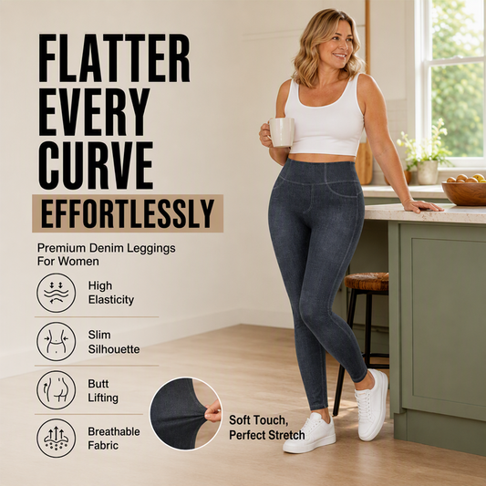 Női magas derekú, fenékemelő leggings