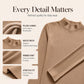 Women's Warm-Lined Mock Neck Fitted Top