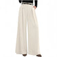 Women's High-Waisted Wide-Leg Pants