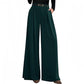 Women's High-Waisted Wide-Leg Pants